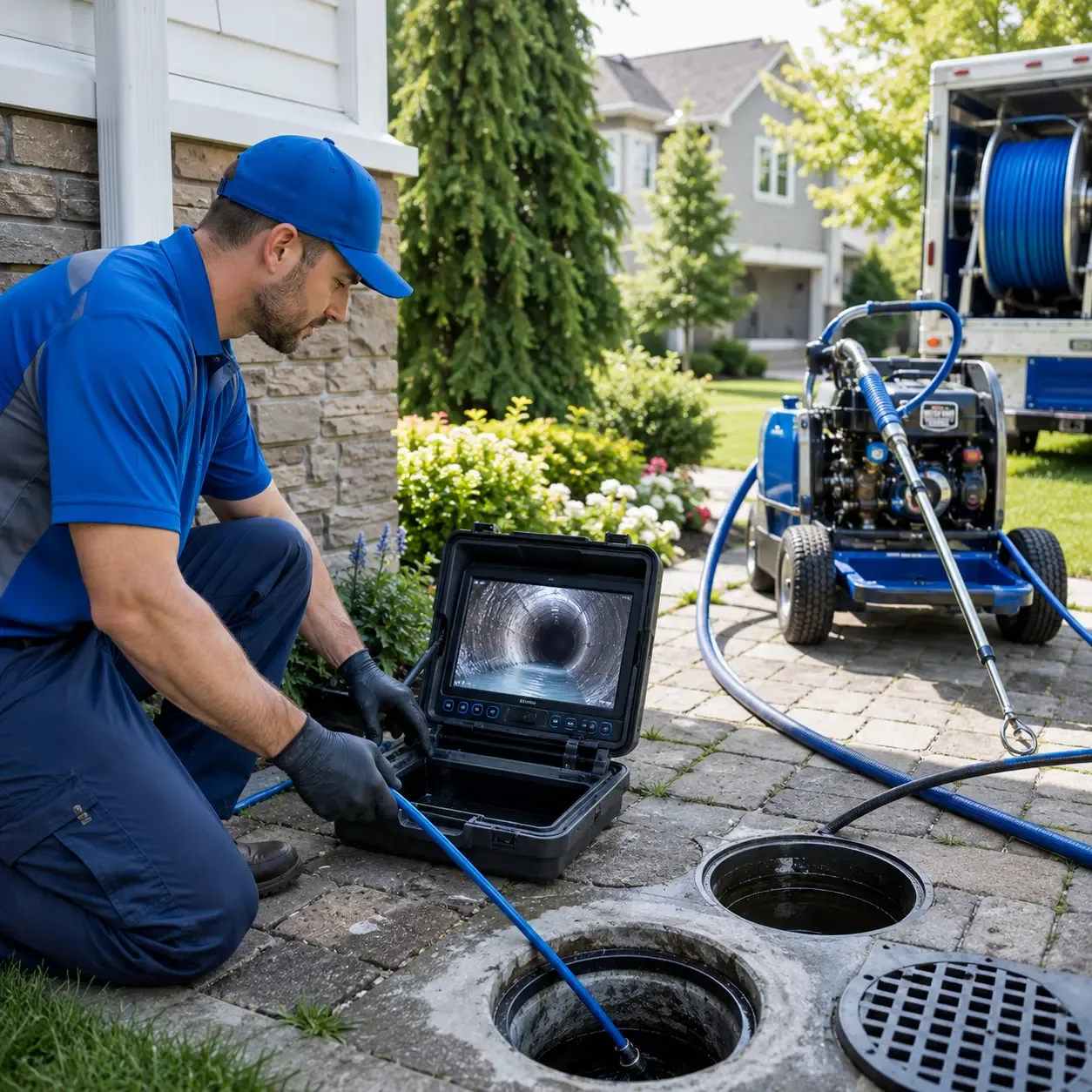 Outdoor drain cleaning professionals serving Islip Terrace, NY